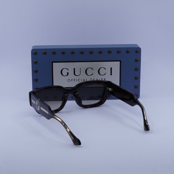 Gucci GG1558SK 002 Square Sunglasses - Havana main image 5